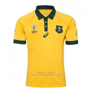 Maillot Australie Rugby RWC2019 Jaune