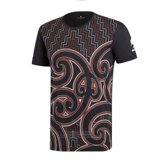 Maillot Nouvelle-Zelande All Blacks Maori Rugby 2019 Marron