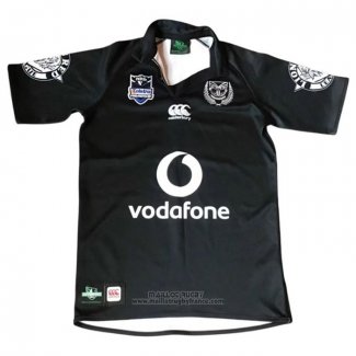 Maillot Nouvelle-zelande Warriors Rugby 2011 Retro Noir