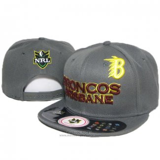 NRL Snapback Casquette Brisbane Broncos Gris