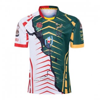 Maillot Afrique du Sud Angleterre Rugby RWC 2019 Campeona