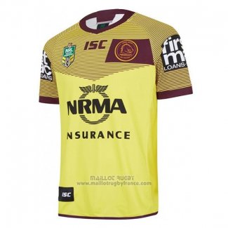 Maillot Brisbane Broncos Rugby 2018 Tercera