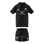 Maillot Enfant Kits All Blacks Rugby 2024 Noir