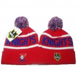 NRL Bonnet Newcastle Knights Rouge