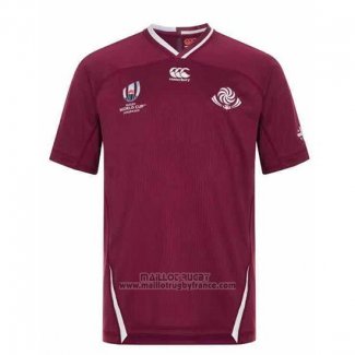 Maillot Georgia Rugby RWC2019 Marron