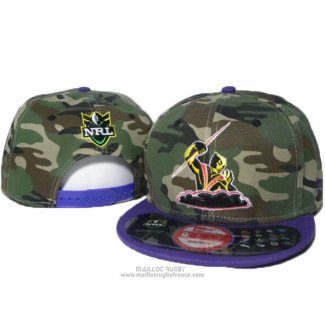 NRL Snapback Casquette Melbourne Storm Camuflaje