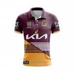Maillot Polo Brisbane Broncos Rugby 2024 Domicile