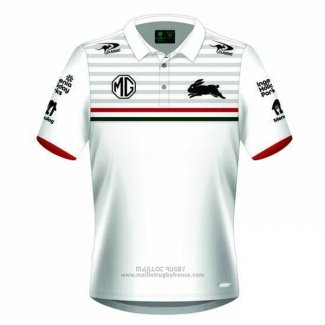 Maillot Polo South Sydney Rabbitohs Rugby 2024 Blanc