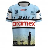 Maillot Cronulla Sutherland Sharks Rugby 2023 ANZAC