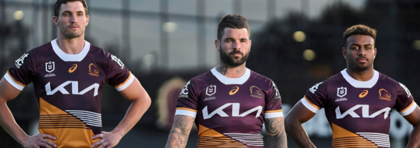 maillot rugby Brisbane Broncos