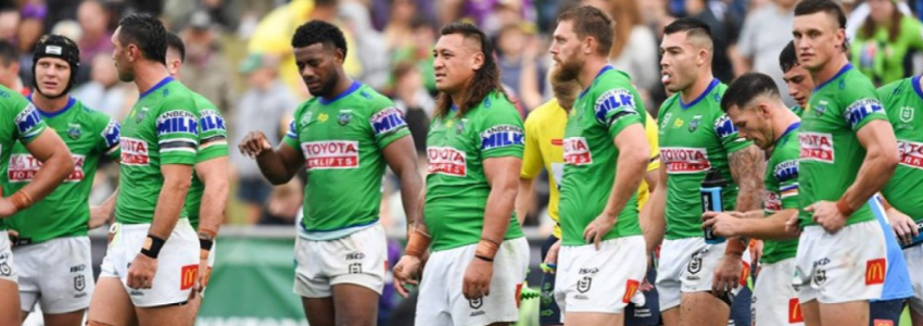 maillot rugby Canberra Raiders