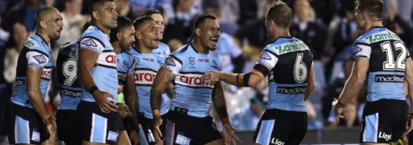 maillot rugby Cronulla Sutherland Sharks